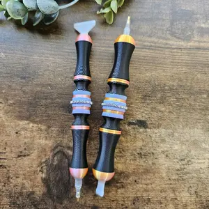 Diamond Art Pen 3D Printed Multiplacer Push Tip Dual Ended Replacable Tip Art Tool with Colorful Design E-painter compatible Craft