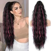 Black with Pink Highlights