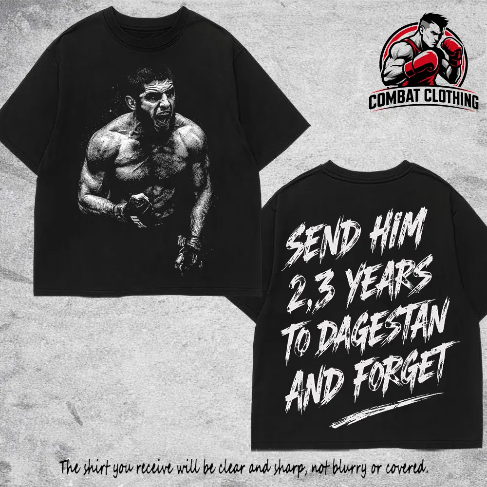 Dagestan MMA Shirt, Send Him To Dagestan Shirt, MMA Quote Tee, Dagestan Fighter Shirt, Wrestling MMA Tee, Combat Sports Shirt, Fight Night Graphic Tee, Vintage MMA Streetwear, Black Fighter Shirt, MMA Fan Gift, Combat Clothing.