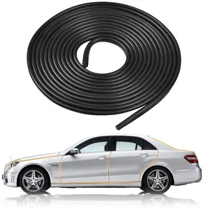 U Shape Car Door Protector, Car Door Edge Guards, Self Adhesive Sheet Metal Edge Guard Protector(16.5Ft&33Ft) - Black.
