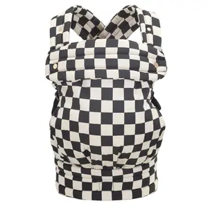 Ergonomic Baby infant Carrier for Newborns to Toddlers-Comfortable, Lightweight with Hip-Healthy Design,3 Carry Positions, Houndstooth Pattern