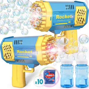 Bubble Gun 2 Pack - Bubble Machine for Toddlers, Toys for Kids 3 4 5 6 7 8 Years Old, Bubbles Maker Blower, Toy for Boys Girls Outdoor Indoor Birthday Wedding Party, Gifts for Ages 4-8