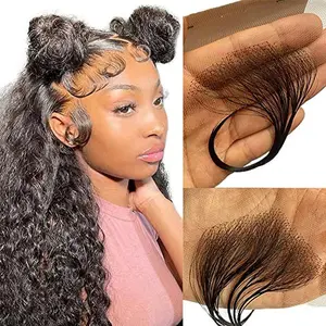 Unprocessed Brazilian 14A Baby Hair Lace Edges Real Human Hair Virgin Remy for Women’s Natural Hairline Solutions