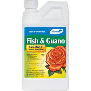 Monterey Fish & Guano Liquid Plant Fertilizer for Transplants and Flowers, 32 oz