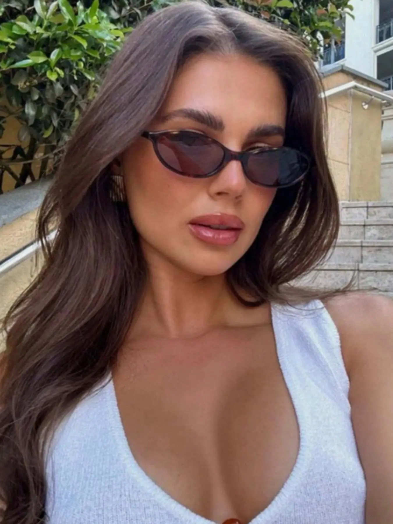 Women's Leopard Pattern Sunglasses, Trendy Casual Oval Frame Sunglasses for Everyday Use, Fashion Accessories for Outdoor Activities