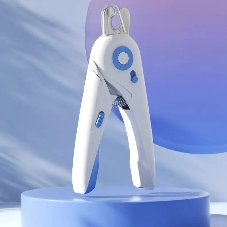 Cat Nail Clippers with LED Light, Pet Nail Trimmer for Cats, Kittens & Small Dogs, Stainless Steel Claw Clippers with Safety Guard