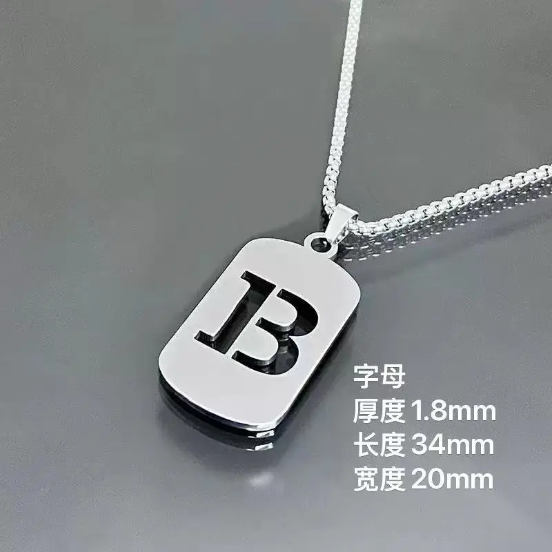 26 letter single pendant [Order note let