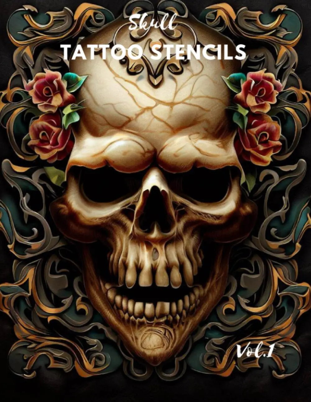 New school tattoo stencils.vol.1 skull (Skull Tattoo Stencils)