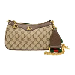 Gucci Ophidia Small GG Monogram Chain Strap Crossbody Bag for Women