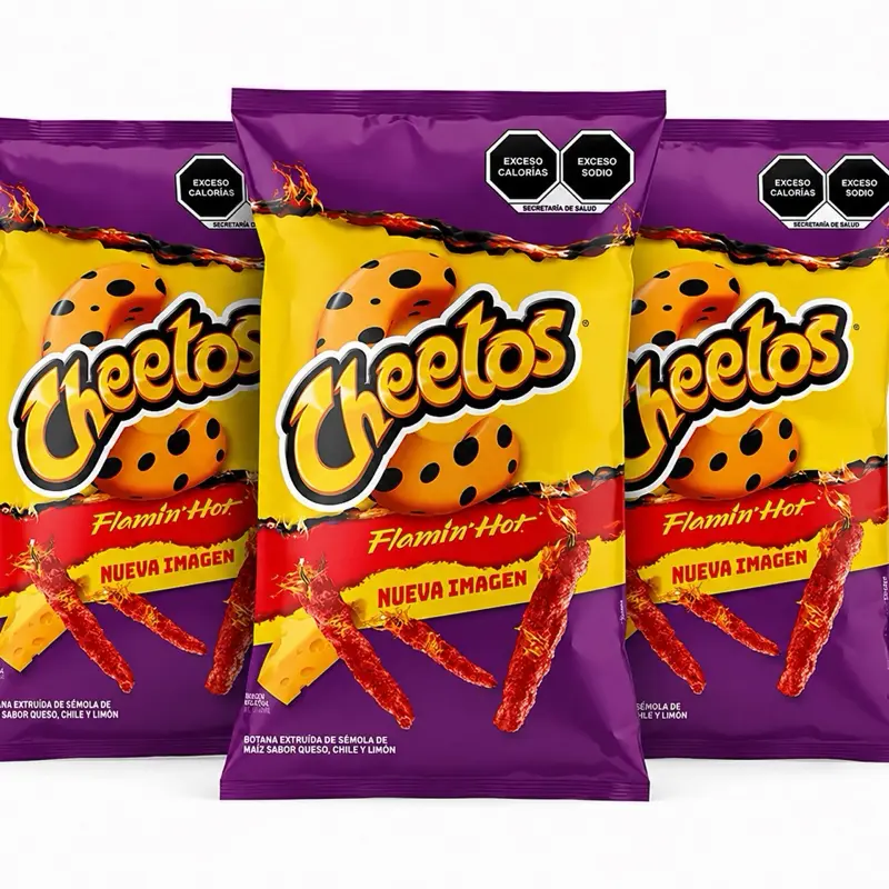CHEETOS Xtra Flaming Hot Pack of 3 - 55g per Bag Snack