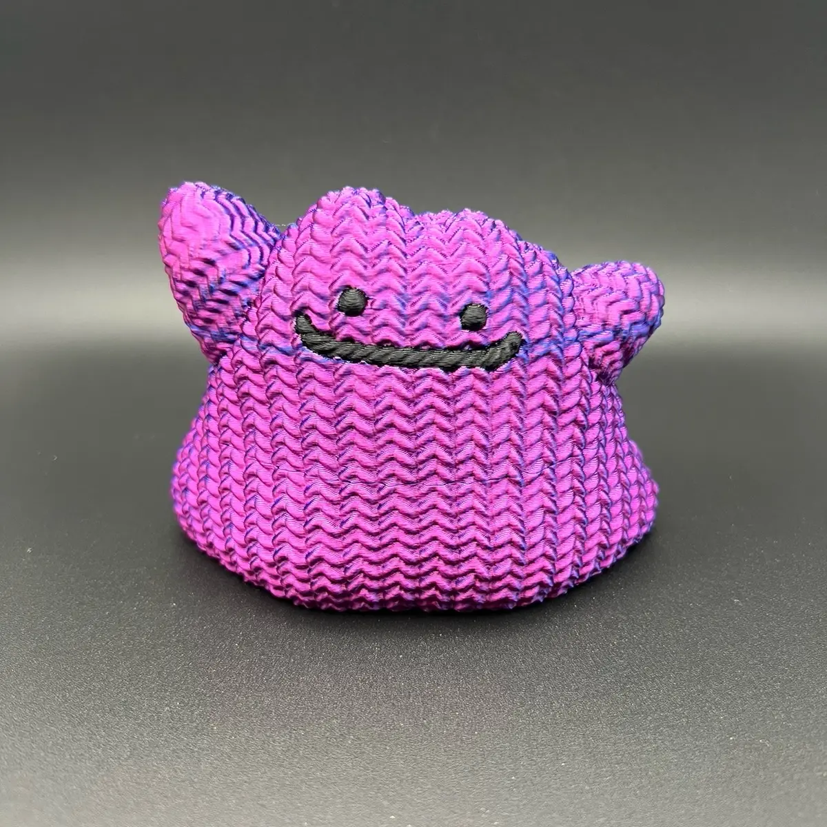 Ditto Knitted Custom Figure 3D Printed Collectible desk decoration