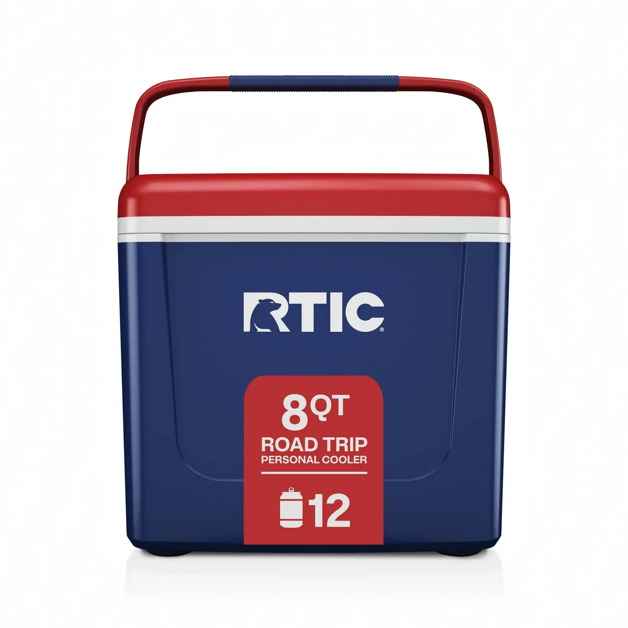 RTIC Road Trip 8 Qt Hard-Sided Personal Cooler, Fits 12 Cans