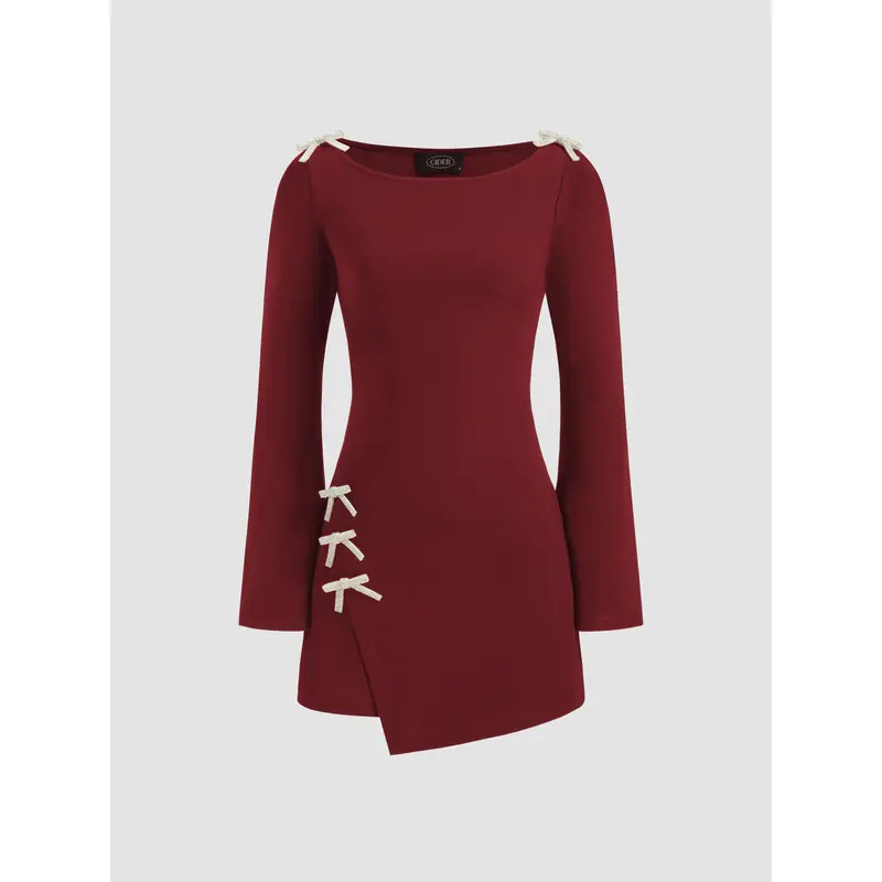 cider red velvet dress - TikTok Shop
