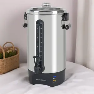 HomeCraft™ Quick-Brewing 1500-Watt Automatic 100-Cup Coffee Urn, Stainless Steel