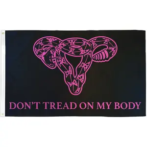 Feminist (Don't Tread on my Body) Flag 3x5ft