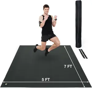 WF Athletic Supply Premium Large Exercise Floor Mats, 7 MM Workout Mats for Hom SCR HOLDING CO. INC