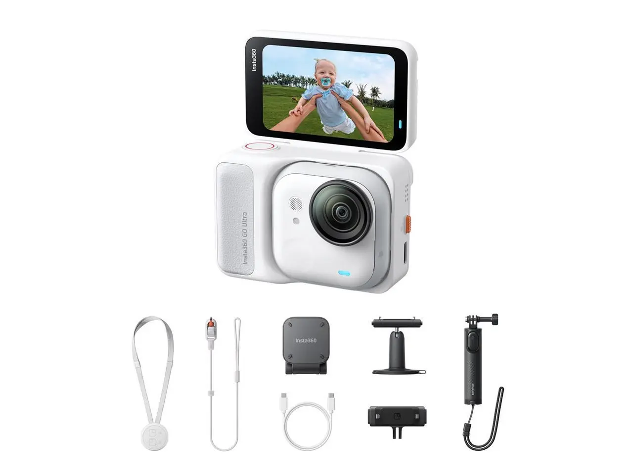 Insta360 GO Ultra, Creator Bundle, Arctic White Insta360 GO Ultra, Creator Bundle, Arctic White