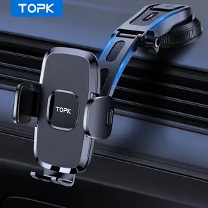 Car Phone Holder Mount, 1 Count Universal Cell Phone Holder, Universal Smartphone Holder for Car Dashboard, Adjustable Phone Navigation Bracket for Car, Men's Gadgets, Car Phone Stand, Car Accessory, Cell Phone Mounts, Vent Mount