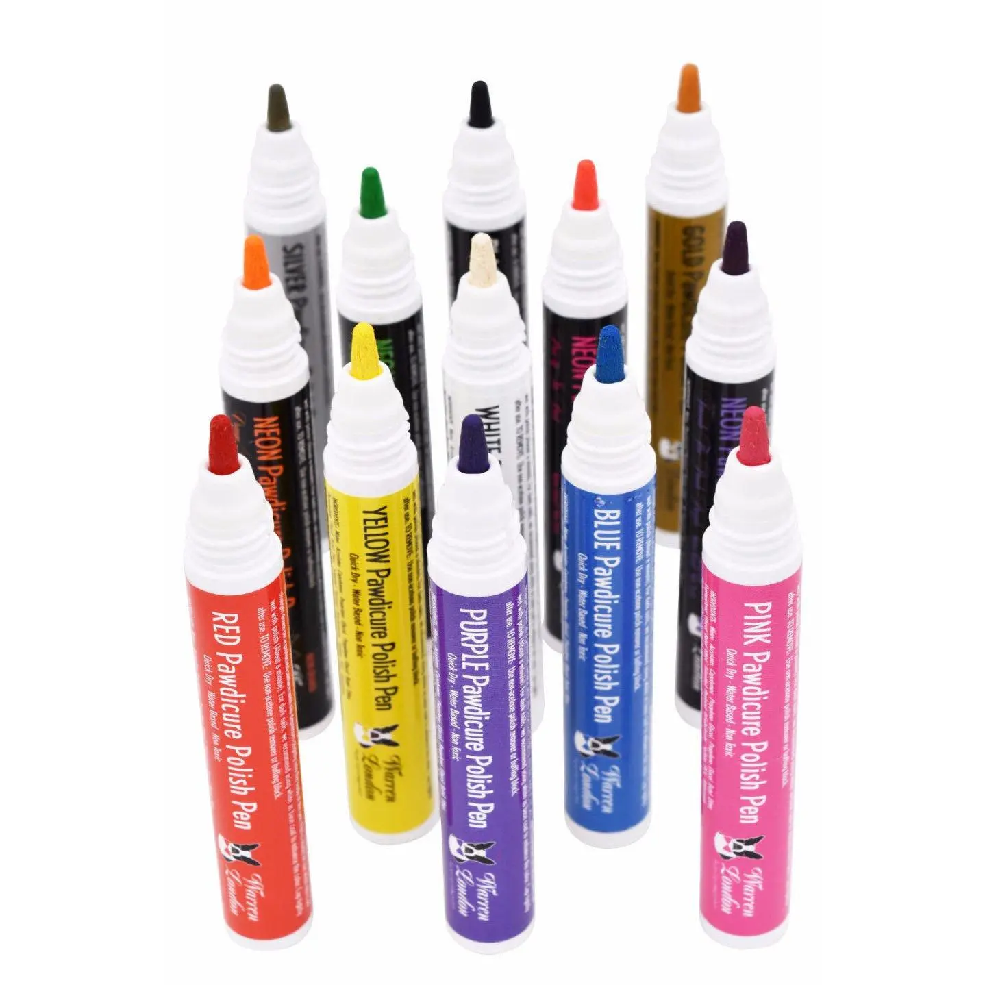 Dog Pawdicure Polish Pens - 13 Color Options - Dog Nail Grooming Supplies