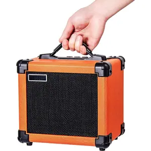 Dual-  Guitar Amp, with 3-Year Warranty,Portable Electric Guitar Amplifier with 10W Speaker, Amplifier Includes /Bass/Treble knob