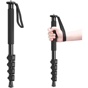 P-CPS06    TB12 61-Inch Camera Monopod - Portable Tripod & Monopod Photography Stick with 5-Section Height, Aluminum Compact Travel Camera Stick for Canon, Nikon, Sony Mirrorless, DSLR, Easy to Carry