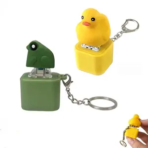 Mai Rui USB Rechargeable Keychain Pendant Stress Relief Toy with Lights & Sounds, Portable Fun Sensory Stimulation Tool, Anxiety Relief Accessory
