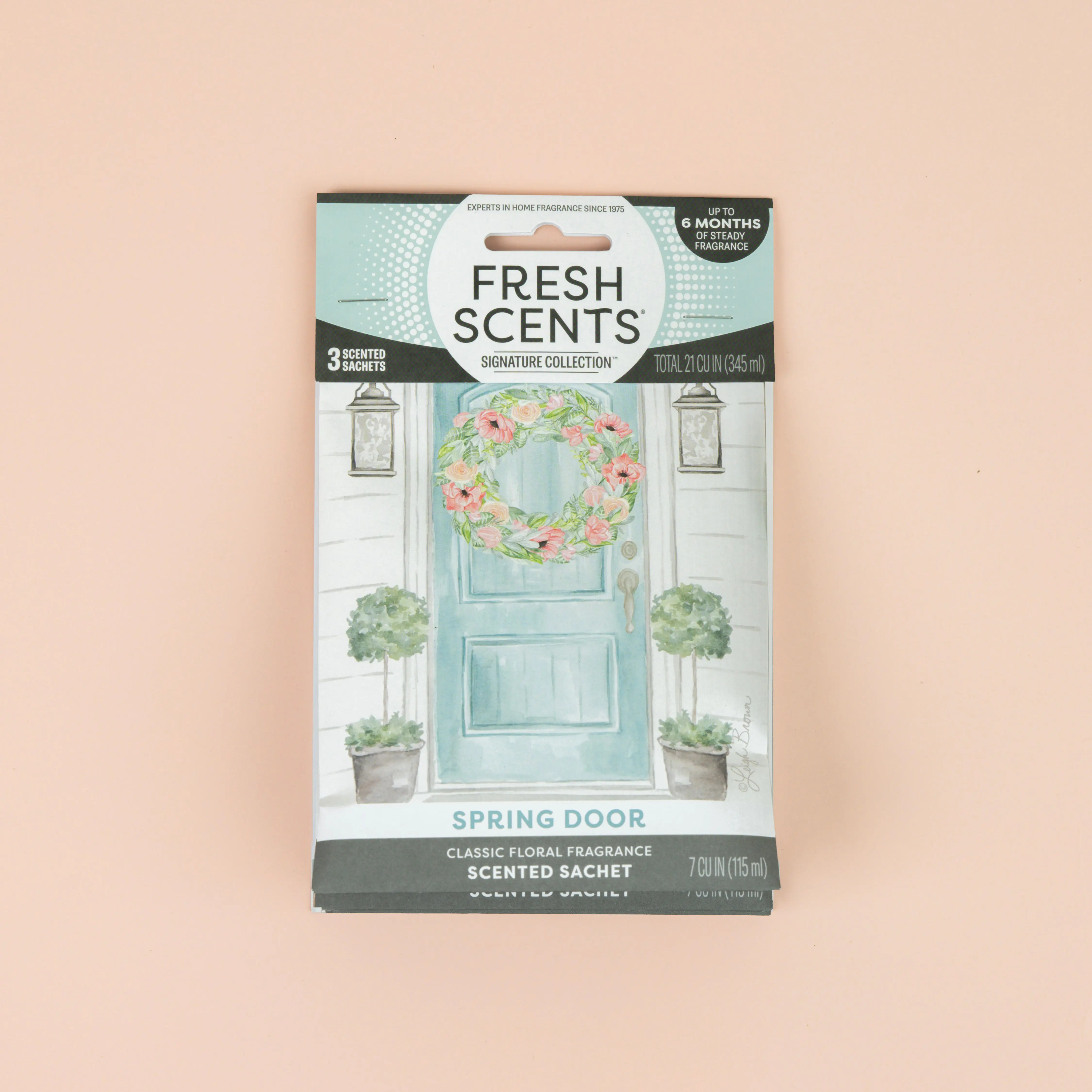 Fresh Scents Scented Sachets – Long-Lasting Air Freshener for Closets, Drawers & More – Spring Door
