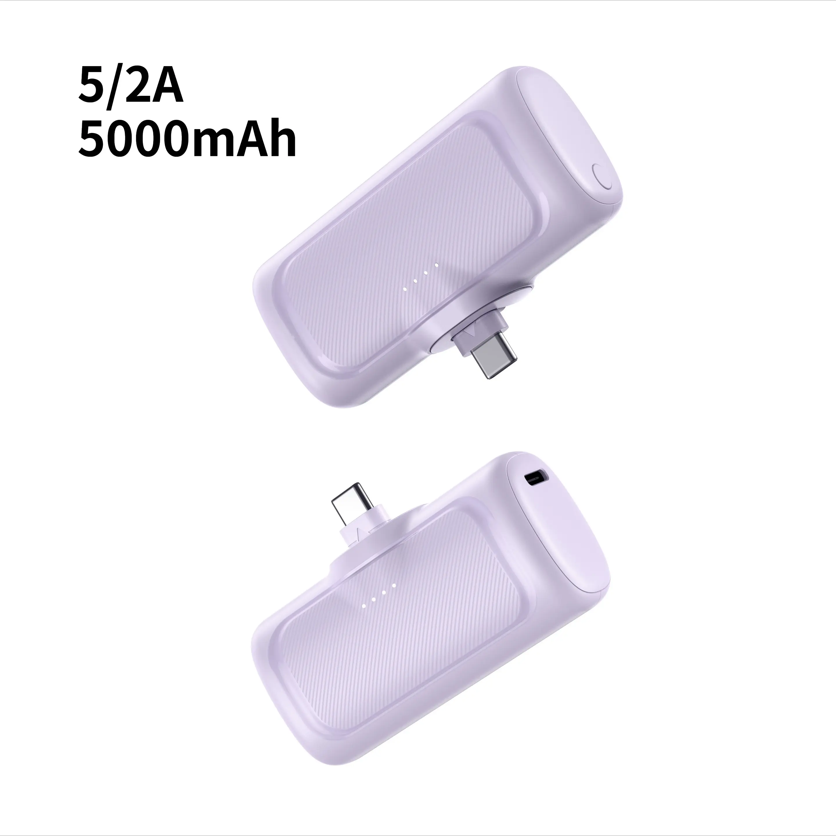 5000mAh 5V2A - Purple