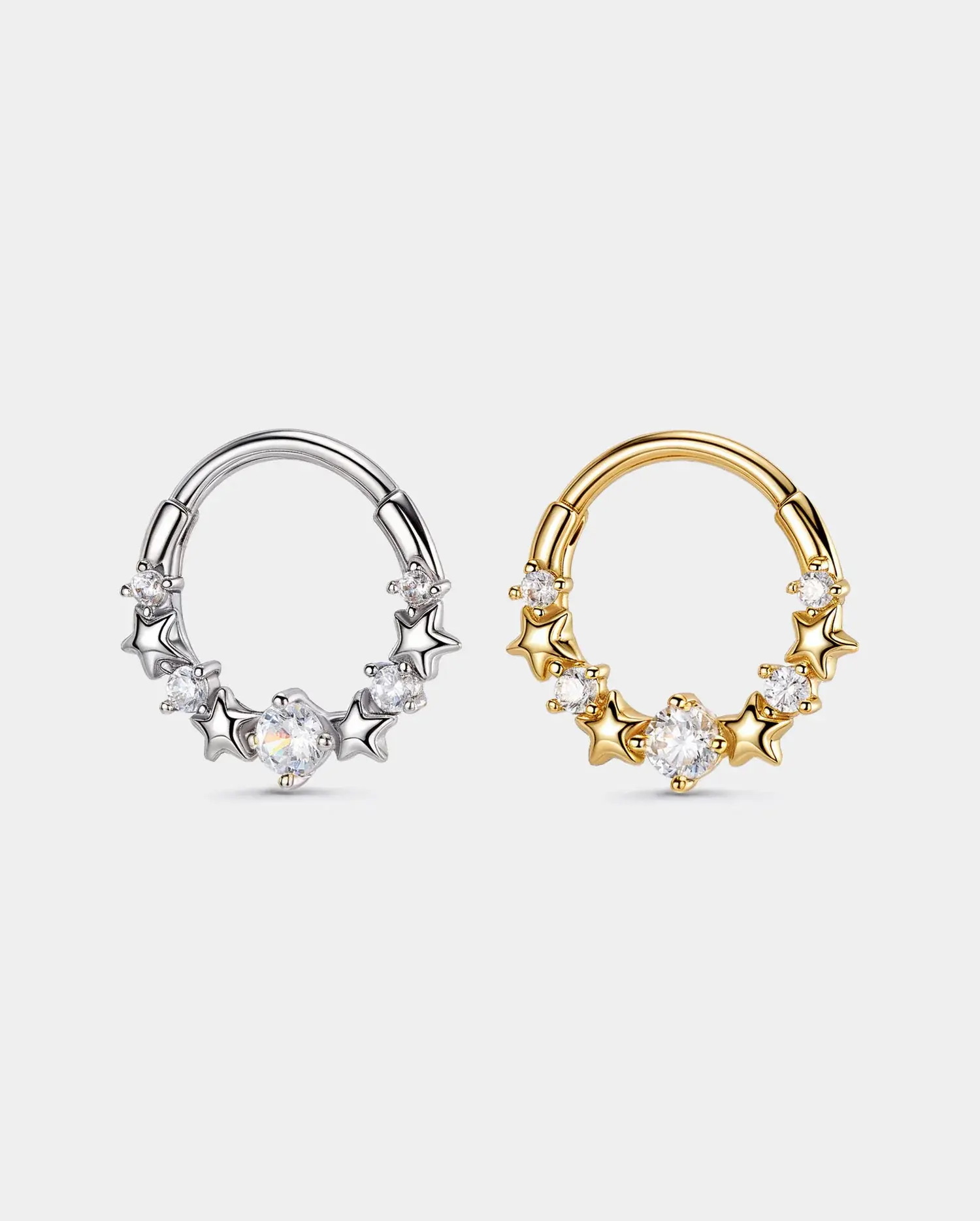 Star CZ Galaxy Segment Septum Ring