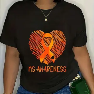 100% Cotton Ms Awareness Multiple Sclerosis Awareness T-Shirt