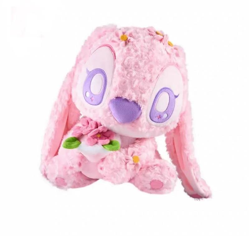 [Valentine's Day Gift]MINISO Stitch Petal Plush Sitting Doll – Ultra-Soft Petal Design, Cute Collectible, Perfect Christmas Gift for Stitch Fans, Friends, Lover&Kids