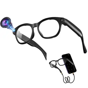 AI Smart Glasses with Camera, 8MP Anti-Shake Camera, 1080P HD Video,Build-in Mic & Speakers, Bluetooth Calling,  AI Real Time Translation, WiFi Transfer, Type C Charging Support