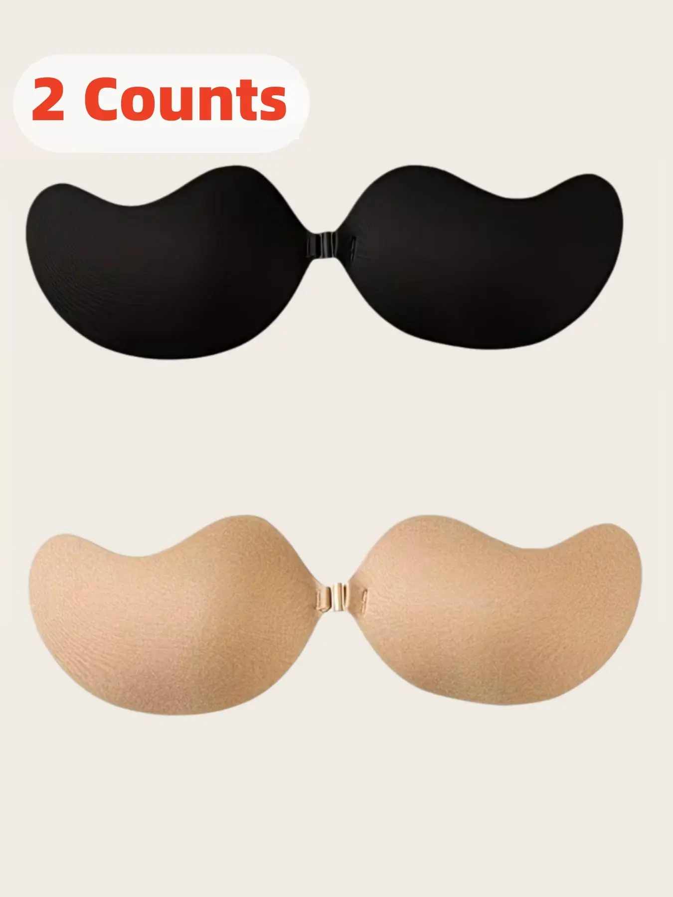 1/2 Women's Enhancement Silicone Sleeves, Invisible Self Adhesive Push Up Pasties, Women's Lingerie Accessories, Womenswear, Clear Edge Design & Smooth Surface Lift for Bra Free Confidence, Suitable For Parties And Leisure, Fit