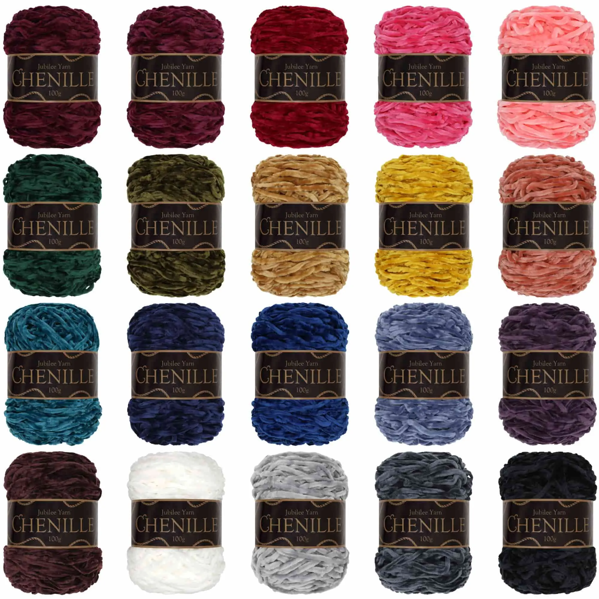 Chenille Yarn: Cake Packs Chenille Yarn: Cake Packs