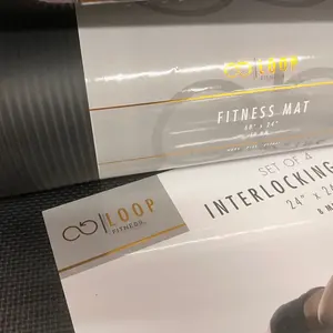 Loop Fitness (4) Interlocking Mats & Yoga Mat Set