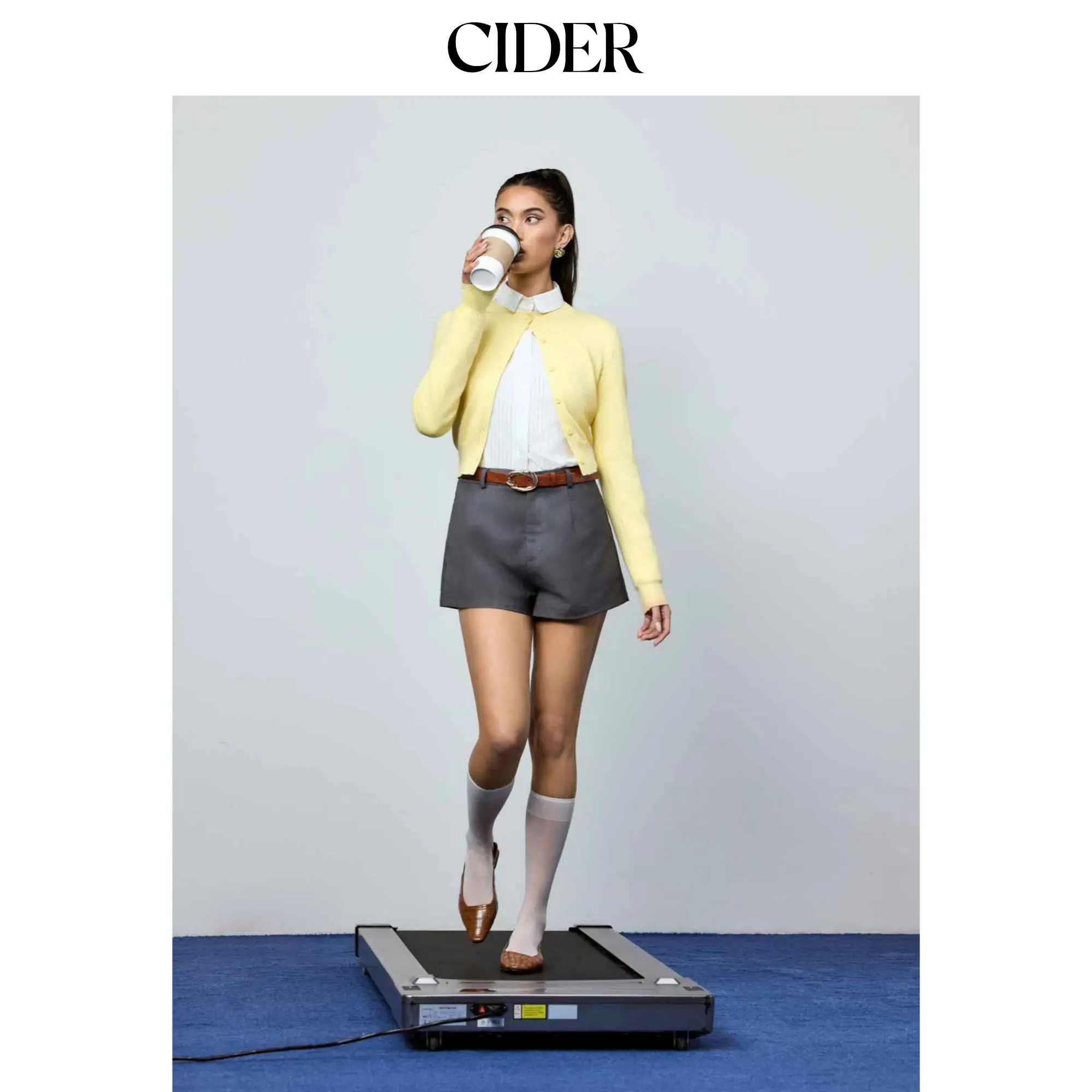 Cider Knit Round Neckline Button Cardigan