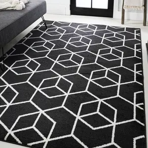 JONATHAN Y Tumbling Blocks Modern Geometric Indoor Area Rug; for Living Room, Kitchen, Bedroom, Dining Room, Office