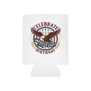 America's 250th Birthday Eagle Can Cooler | Patriotic Independence Day