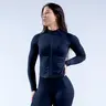 Dynamic Zippy (FULL LOGO) – Full-Length Performance Zip Jacket with Sculpt Fit, 4-Way Stretch Fabric & Sweat-Wicking Comfort
