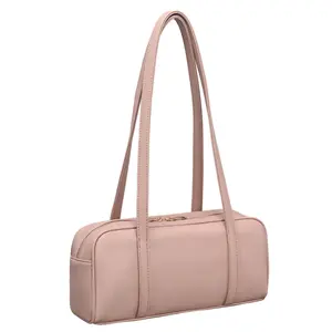 Rectangular PU Leather Swing Bag, Vegan Leather Shoulder Bag, Structured Minimalist Fashion Shoulder Bag, Perfect Accessory for Coffee Run, Date Night, or Office Outfit, Quiet Luxury Shoulder Purse