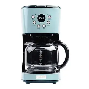 Haden Heritage 12-Cup Programmable Coffee Maker - Turquoise