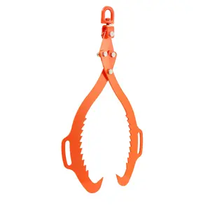 VEVOR 32in Log Lifting Tongs,  2-Claw Log Tongs, Heavy Duty Steel Log Grapple, 1543LBS Lifting Capacity, Swivel Log Graper Timber, Eagle Claw Design, Log Skidding Tongs for Trucks, Tractors, Forklifts