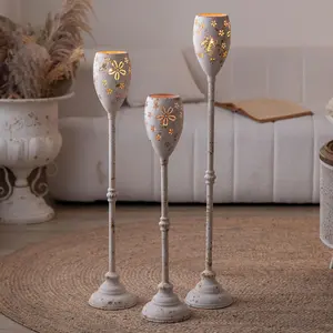 Vintage Iron Candle Holder, 1 Count Romantic Candlestick Holder, Decorative Candle Holder for Home Living Room Bedroom, Home Decor, Ornaments, Halloween