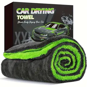 1200gsm Extra Large Suv and Truck Drying Towel, 90.27cm X 60cm, Dual-Sided Absorbent Microfiber, Car Cleaning Accessory, Microfiber Car Towels