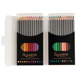 Creative Mark Cezanne Colored Pencils Set 24 - Rich Pigments for Drawing & Blending