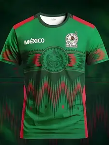 Men's Quick Shipping Football fan T-shirt, Value Offer 2026 Mexico World Cup Home Jersey, New Mexico Football Team Uniform, Breathable Sweat-Absorbent，New Mexico Soccer Shirt 2026, Mexico trending clothes，men's sweatsuit set, Stylish Jersey