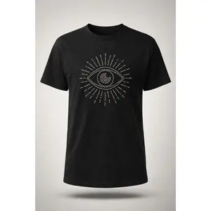 The all-seeing eye Tee (Black, White, Ocean Blue, Light Pink) Unisex