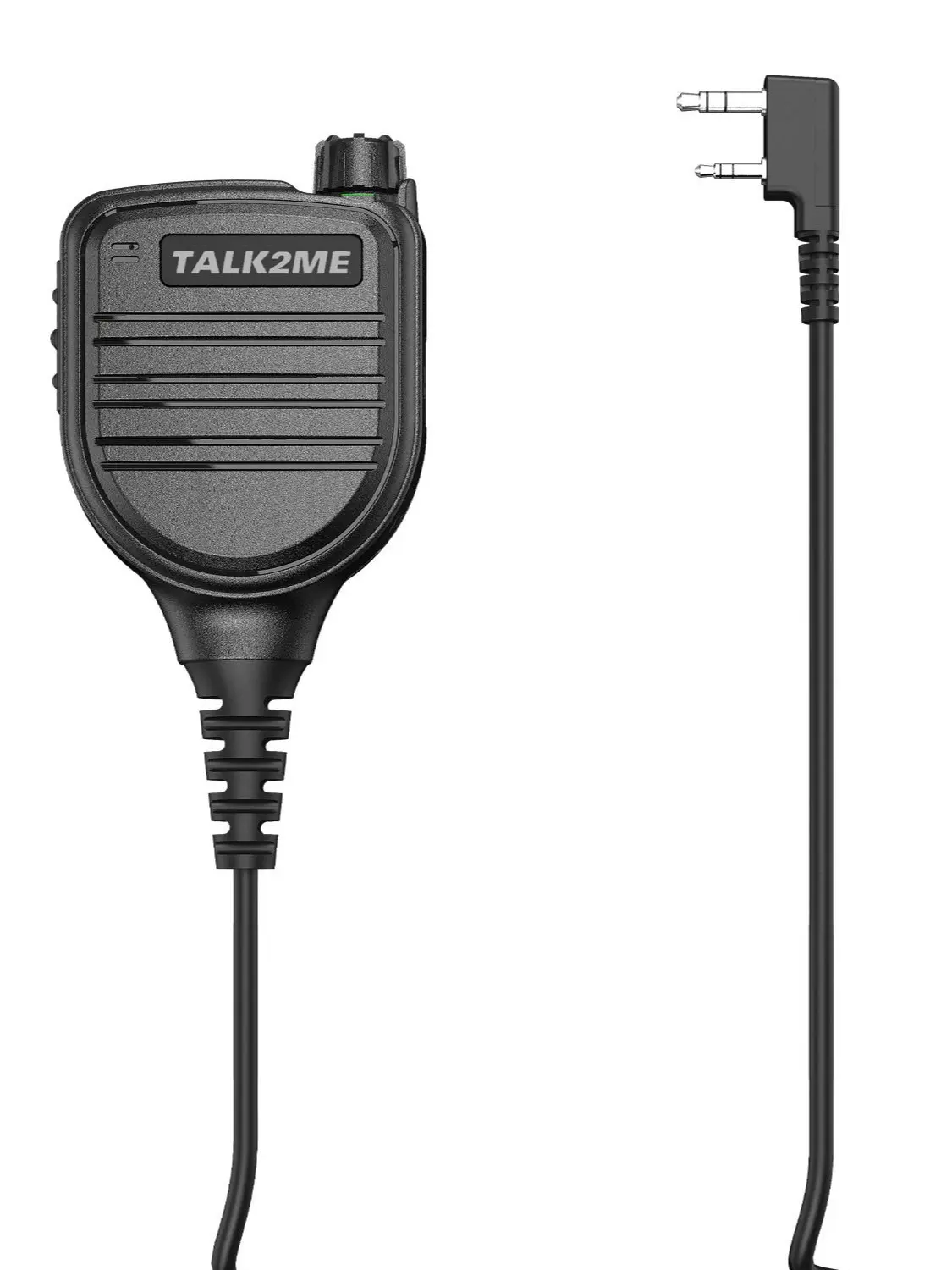 Talk2Me K Port Powered Microphone Series for GLOBAL Walkie Talkies - Universal works with most PoC and Analog Radios - Powerful Sound (K Port)