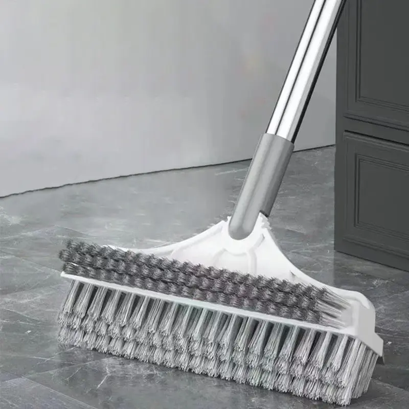 3-In-1 Grout Brush Bathroom Toilet Tile Scrubber Hard Bristle Floor Cleaner No Dead Angle Gap Household Cleaning Tool Home Use Cleaning Supplies House Cleaning Tools