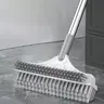 3-In-1 Grout Brush Bathroom Toilet Tile Scrubber Hard Bristle Floor Cleaner No Dead Angle Gap Household Cleaning Tool Home Use Cleaning Supplies House Cleaning Tools